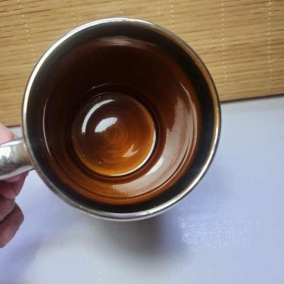 Royal Bradwell beer stein darts beer mug ceramic pint mug pub scene dart RARE - Picture 7 of 8